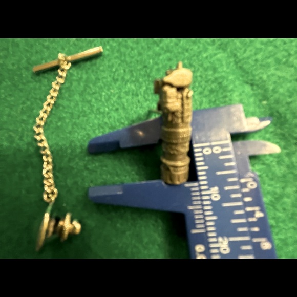 Mens Silver Tie Clip - Picture 2 of 3